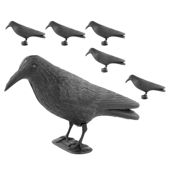 KCT Decoy Crow Garden Bird Scarer