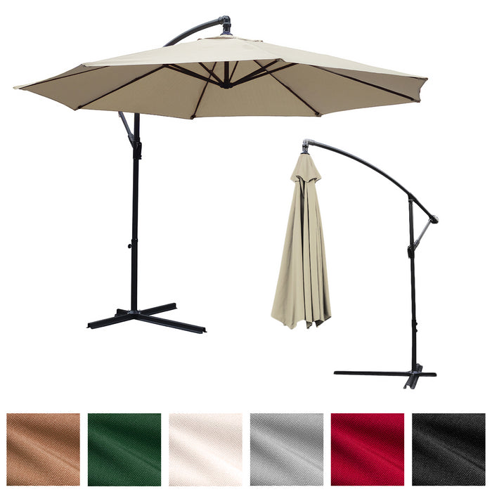 KCT 3m Large Cantilever Garden Parasols Only