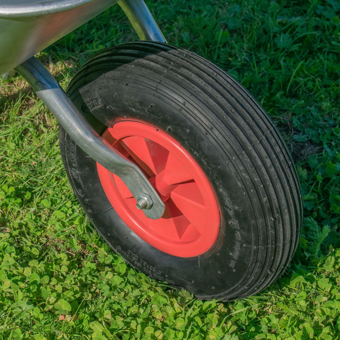 KCT 65 Litre Garden Galvanised Steel Wheelbarrow