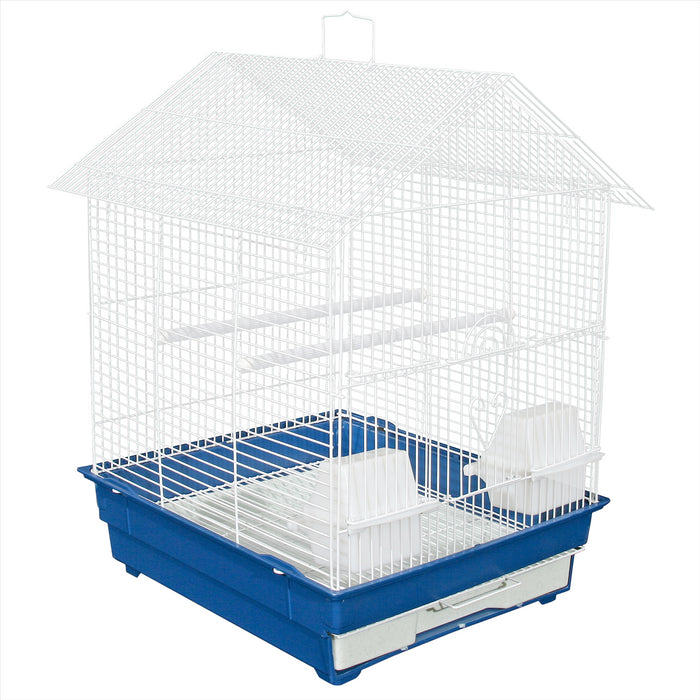 KCT Lima Plus Small Exotic Pet TravelBird Cage Blue KCT Direct