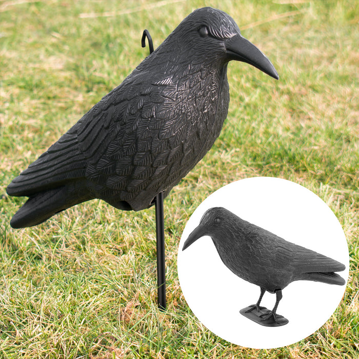 KCT Decoy Crow Garden Bird Scarer