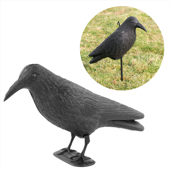 KCT Decoy Crow Garden Bird Scarer