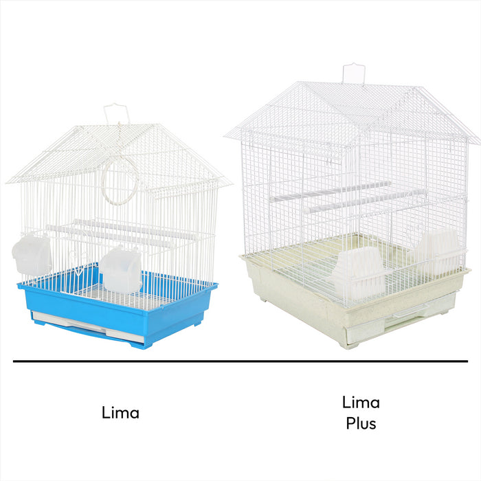 KCT Lima Plus Exotic Portable Bird Small Cage - Blue