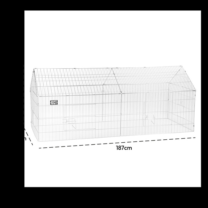 KCT Enclosed Metal Pet Playpen Runs