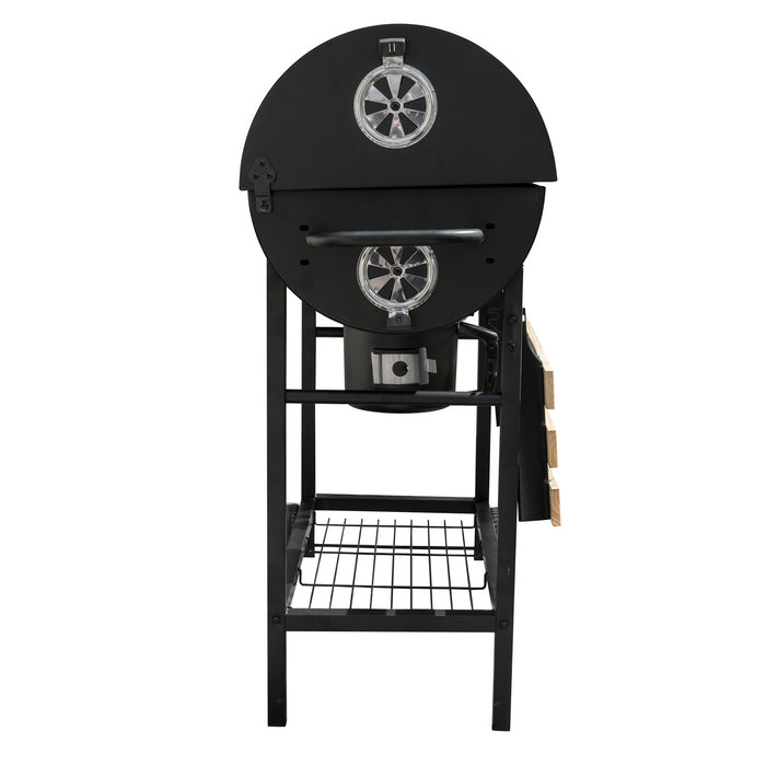 KCT Classic Barrel BBQ Grill & Smoker