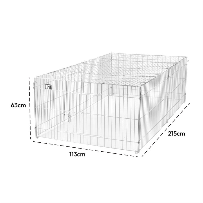 KCT Enclosed Metal Pet Playpen Runs