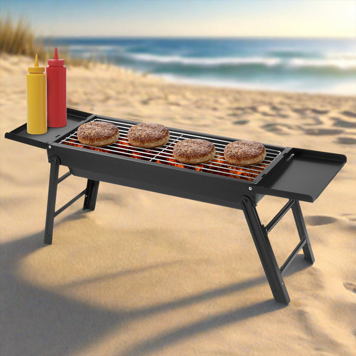 KCT Foldable BBQ With Side Shelves
