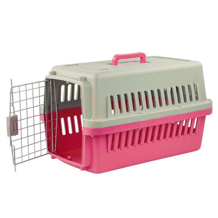 KCT Portable Plastic Pet Carrier Box Cat Dog Puppy Animal Cages