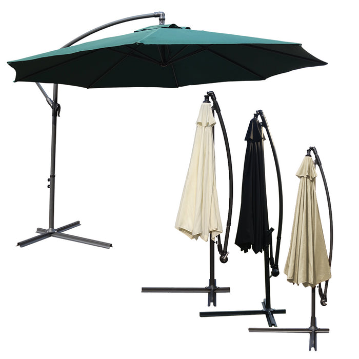 KCT 3m Large Cantilever Garden Parasols Only