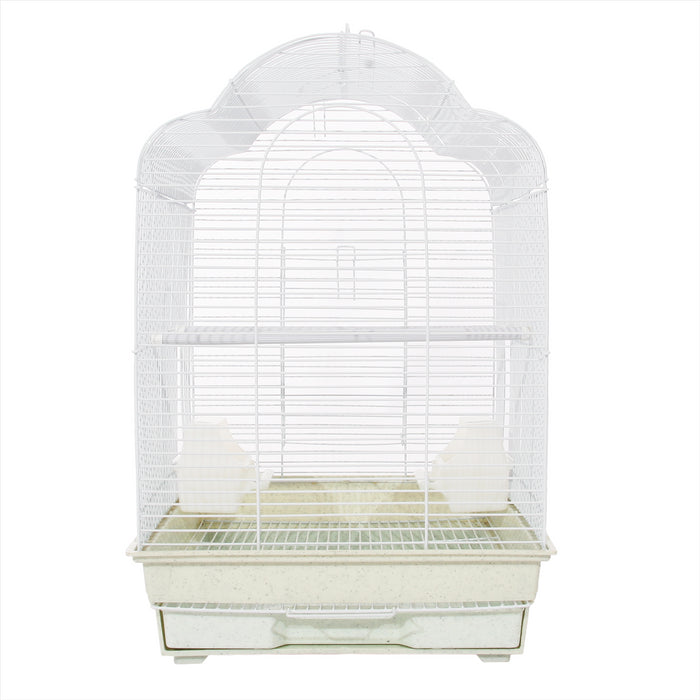 KCT Rosario Plus Exotic Bird Travel Small Cage - White