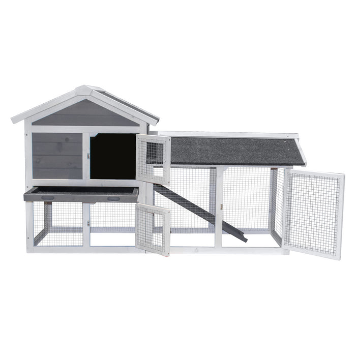 KCT Savona Large Rabbit Hutch With Outdoor Cover