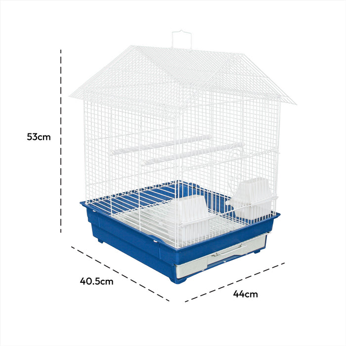 KCT Lima Plus Small Exotic Pet TravelBird Cage Blue KCT Direct