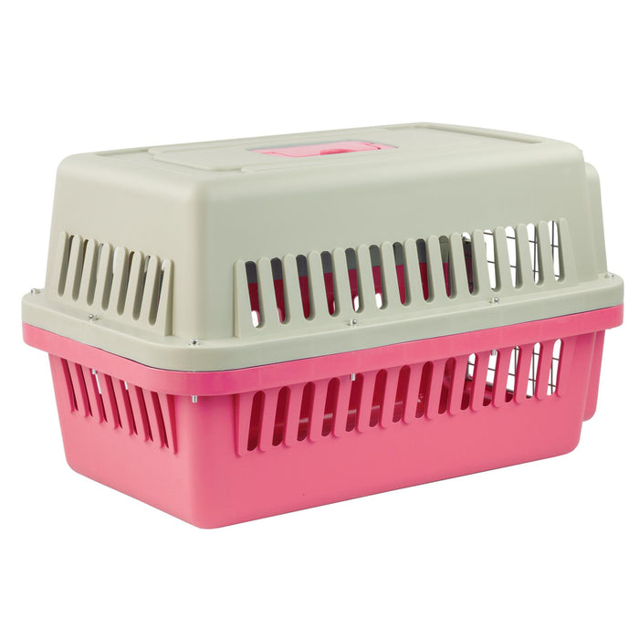 KCT Portable Plastic Pet Carrier Box Cat Dog Puppy Animal Cages