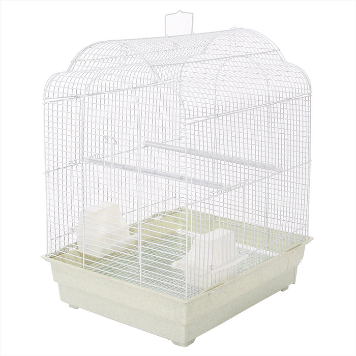 KCT Rosario Plus Exotic Bird Travel Small Cage - White