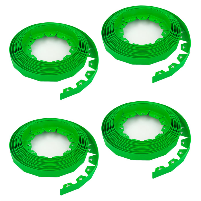 10-50 Metre Green Flexible Plastic Lawn Edging Grass Border with Pegs