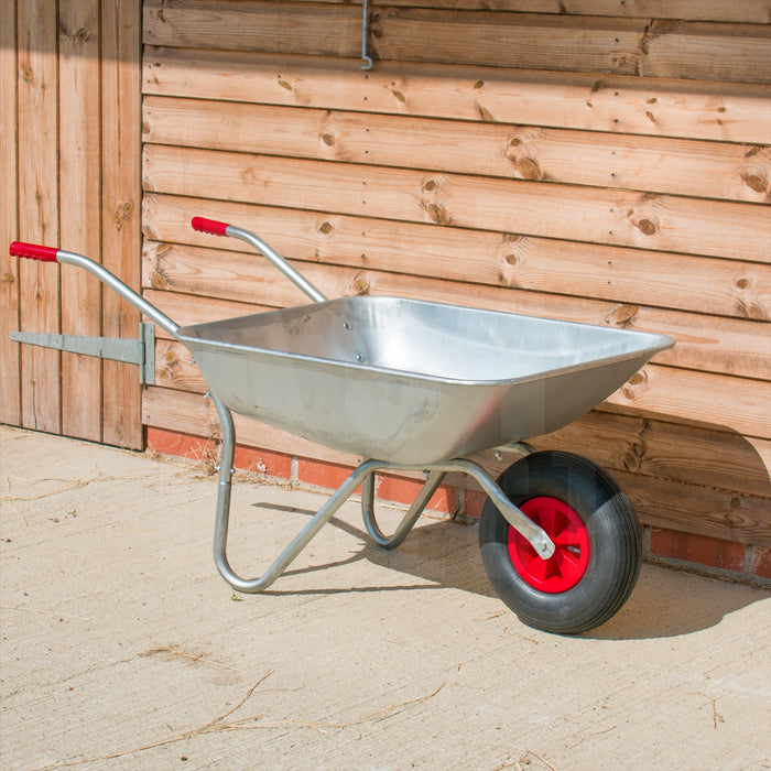 KCT 65 Litre Garden Galvanised Steel Wheelbarrow