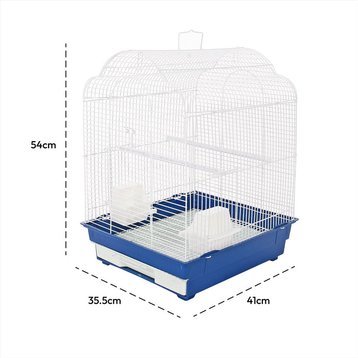 KCT Rosario Plus Small Exotic Pet TravelBird Cage Blue KCT Direct