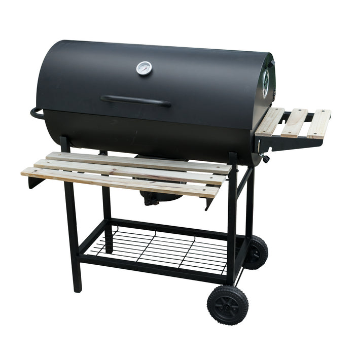 KCT Classic Barrel BBQ Grill & Smoker