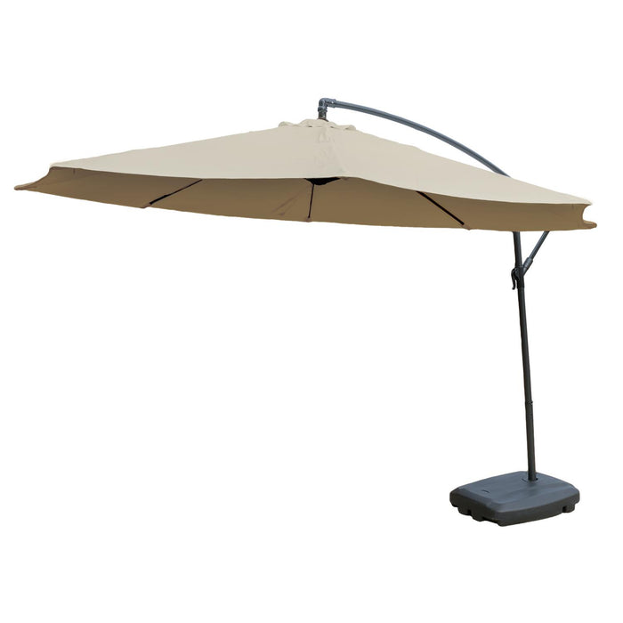 KCT 3m Large Cantilever Garden Parasols with Cover