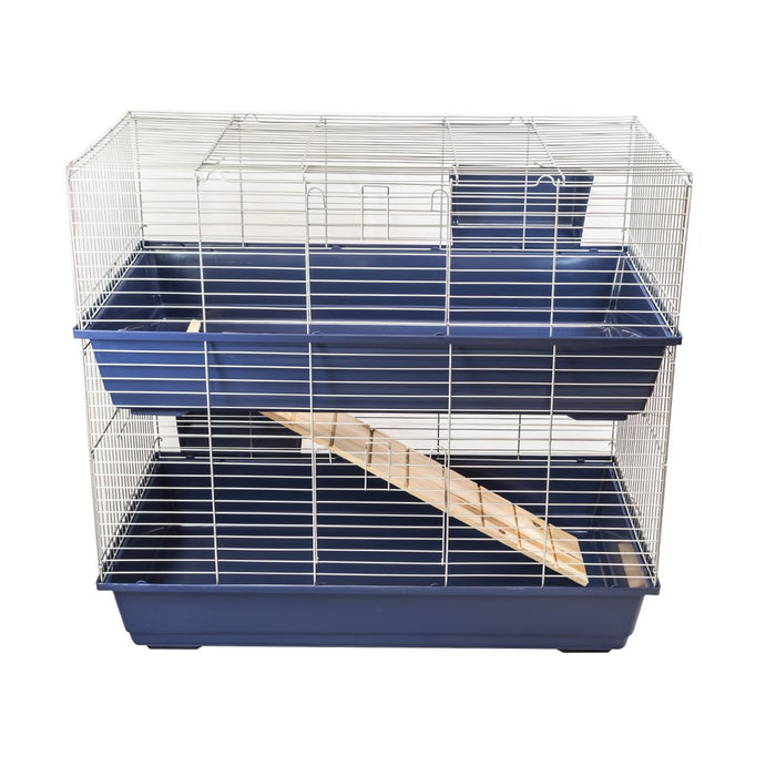 Double level deals rabbit cage