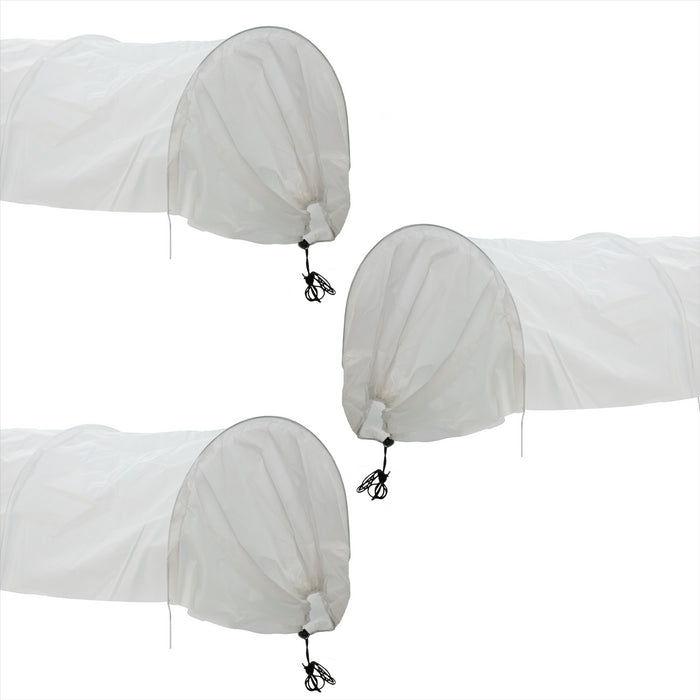 KCT 3 Pack Fleece Garden Net Cloche Grow Tunnel