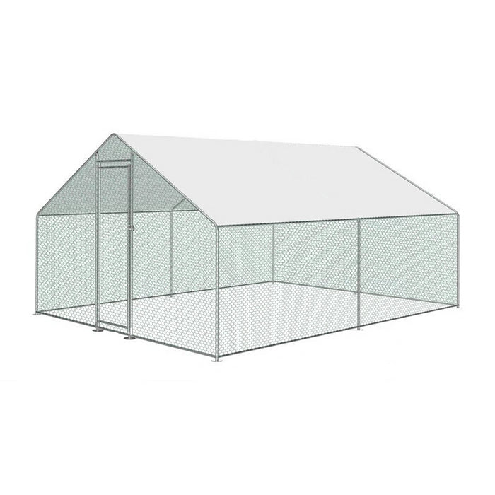 KCT 3x3m Walk In Galvanised Chicken Pet Run