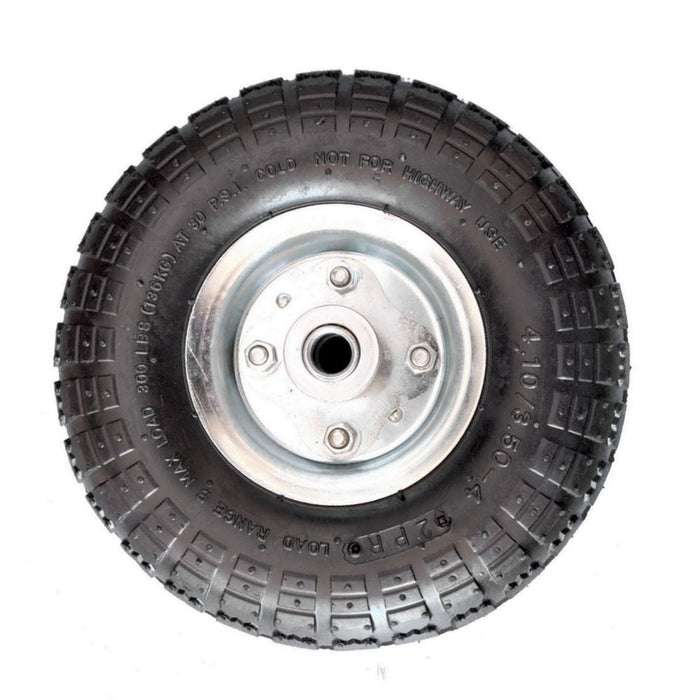 KCT 10" 4.10 /3.50 - 4 - Replacement Garden Trailer Wheel