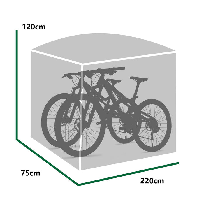 KCT Outdoor Weather Resistant Extra Large Twin Bike Cover