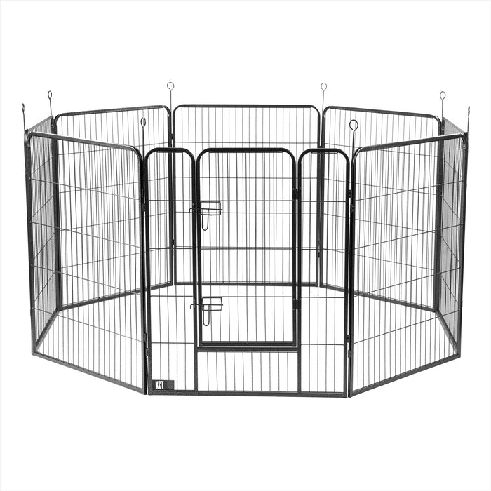 KCT 8 Side Heavy Duty Pet Play Pens Run with Optional Base / Cover