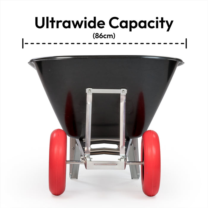 KCT 200L XL Heavy Duty Twin Wheelbarrow